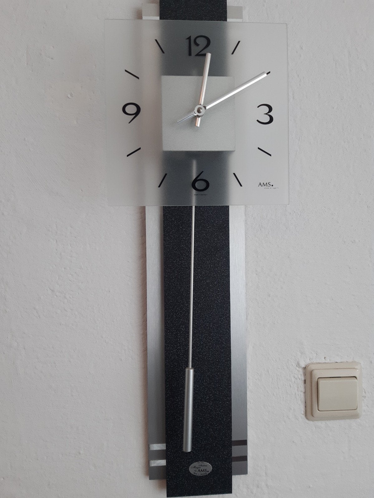 wandklok merk AMS, Ophalen, Wandklok