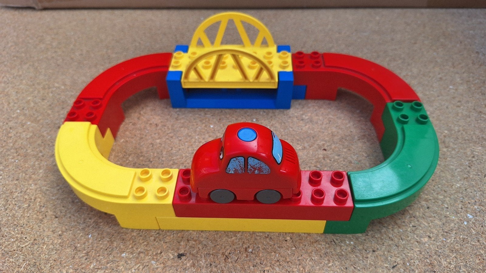 duplo auto baantje, Ophalen of Verzenden, Gebruikt, Duplo