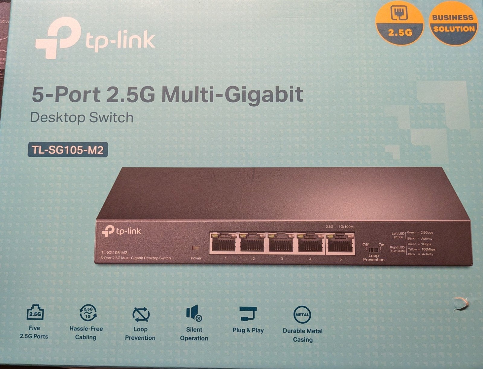 TP-Link TL-SG105-M2, Computers en Software, Netwerk switches, Ophalen, Zo goed als nieuw