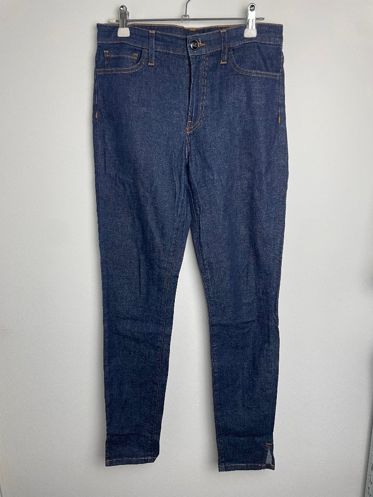 Semicouture donkere slim fit jeans high waist blauw maat 28, Semicouture, Blauw, Ophalen of Verzenden, Zo goed als nieuw