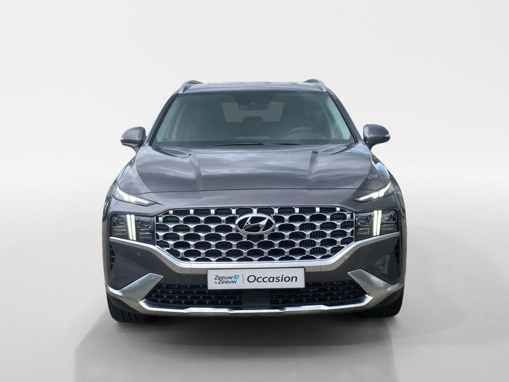 Hyundai Santa Fe 1.6 T-GDI PHEV Premium 7p. | Mokka leder |, Auto's, Hyundai, Automaat, Gebruikt, Euro 6, 4 cilinders
