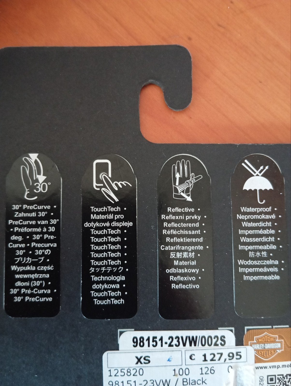 Nieuw! Harley Davidson motor handschoenen XS maat, Motoren, Nieuw met kaartje, Harley Davidson. Origineel., Ophalen of Verzenden