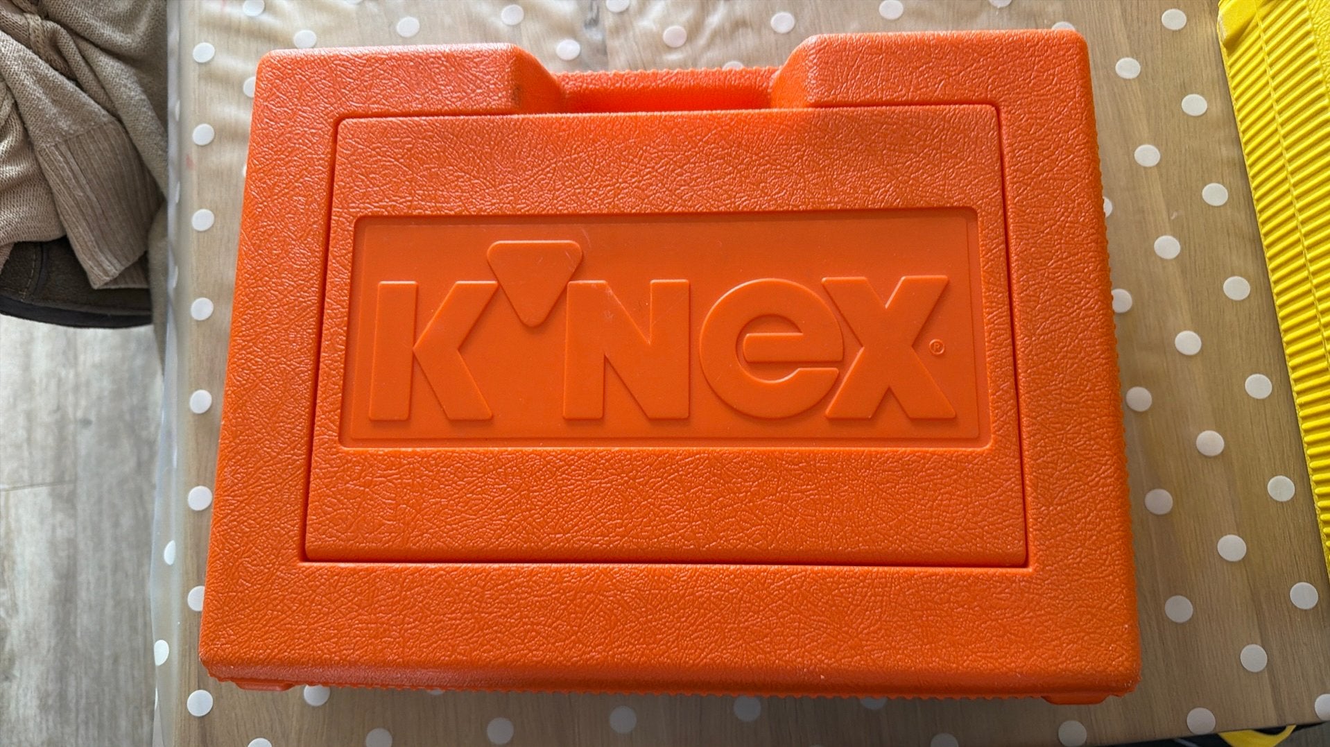 K’NEX koffer oranje 45015, Ophalen of Verzenden, Zo goed als nieuw, K'nex
