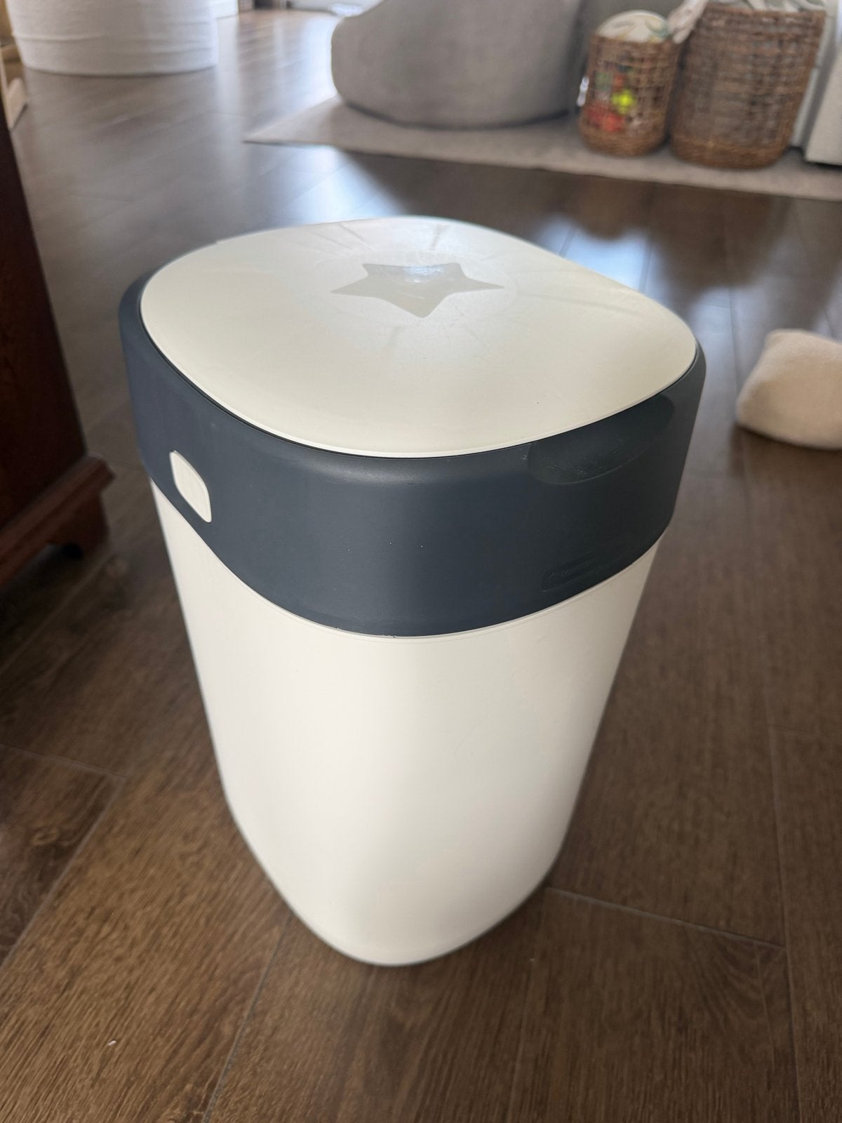 Tommee Tippee luieremmer wit met 9 maanden navullingen, Huis en Inrichting, Ophalen, Kunststof, Overige typen, Zo goed als nieuw