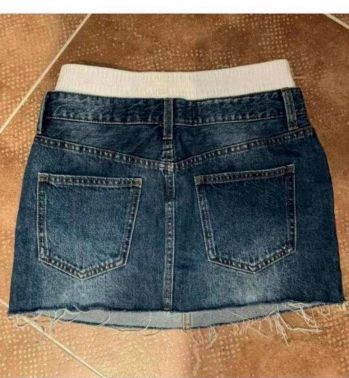 Bershka spijkerrokje maat XS, Blauw, Ophalen of Verzenden, Maat 34 (XS) of kleiner, Gedragen