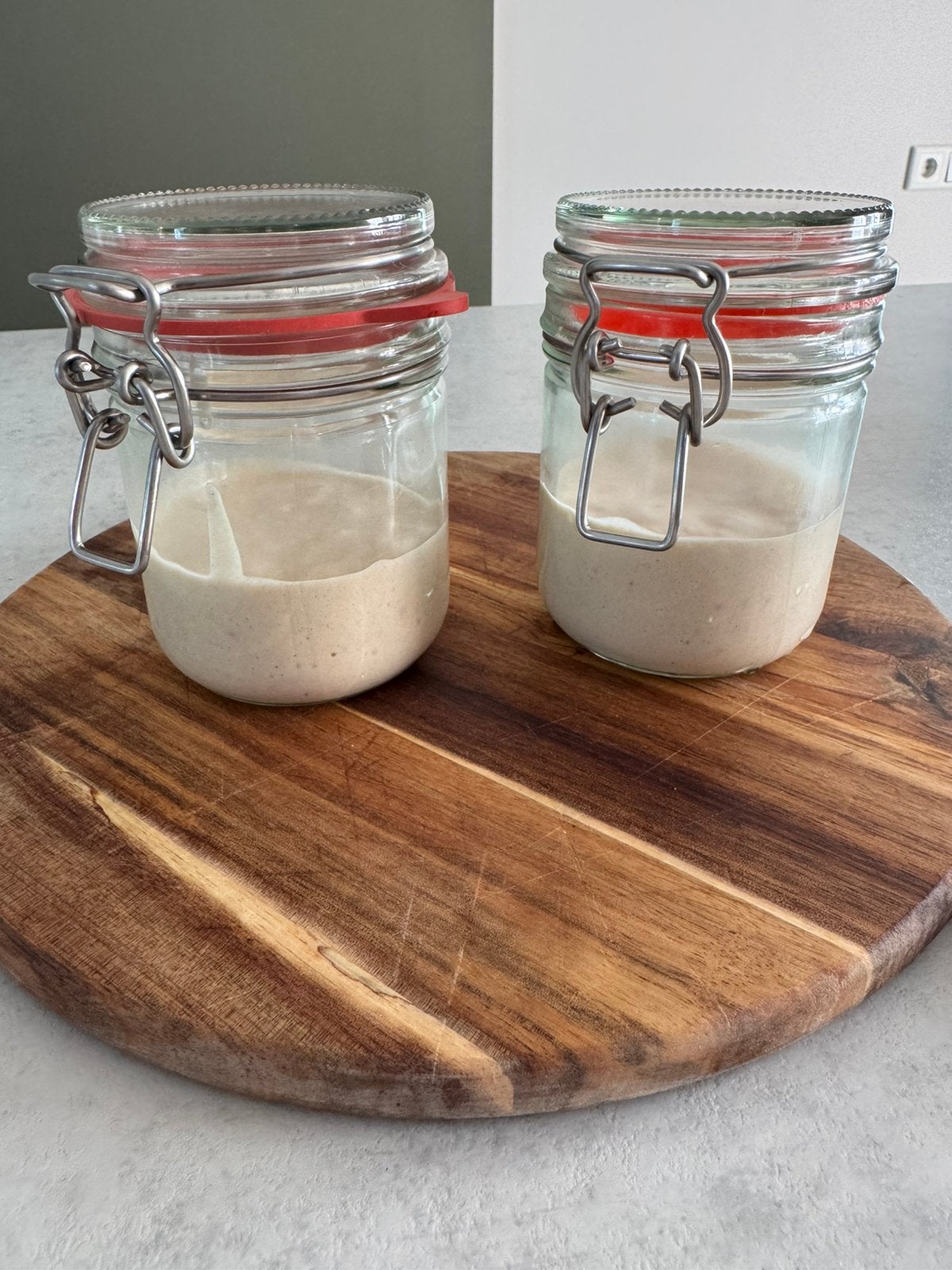 Biologische zuurdesem starter, Ophalen