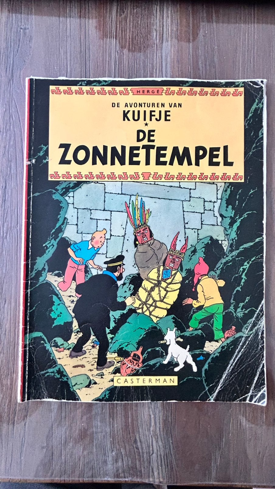 Kuifje De zonnetempel 1966, Boeken, Eén stripboek, Ophalen of Verzenden, Gelezen