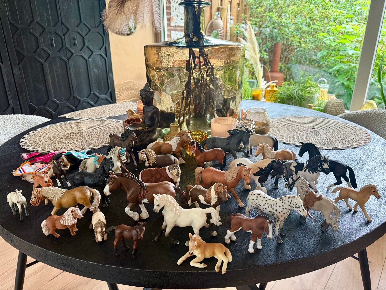 Grote collectie Schleich paarden en veulens, Ophalen of Verzenden, Zo goed als nieuw