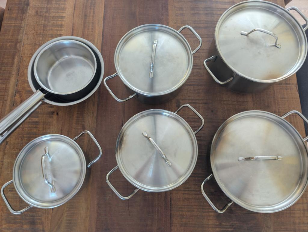 Fissler Pannenset - Made in Germany, Ophalen, Gebruikt, Keramische plaat, Pannenset