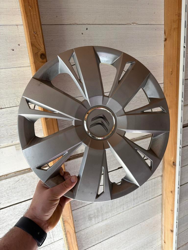 Set van 4 originele Citroën wieldoppen, Auto diversen, Wieldoppen, Gebruikt, Ophalen of Verzenden
