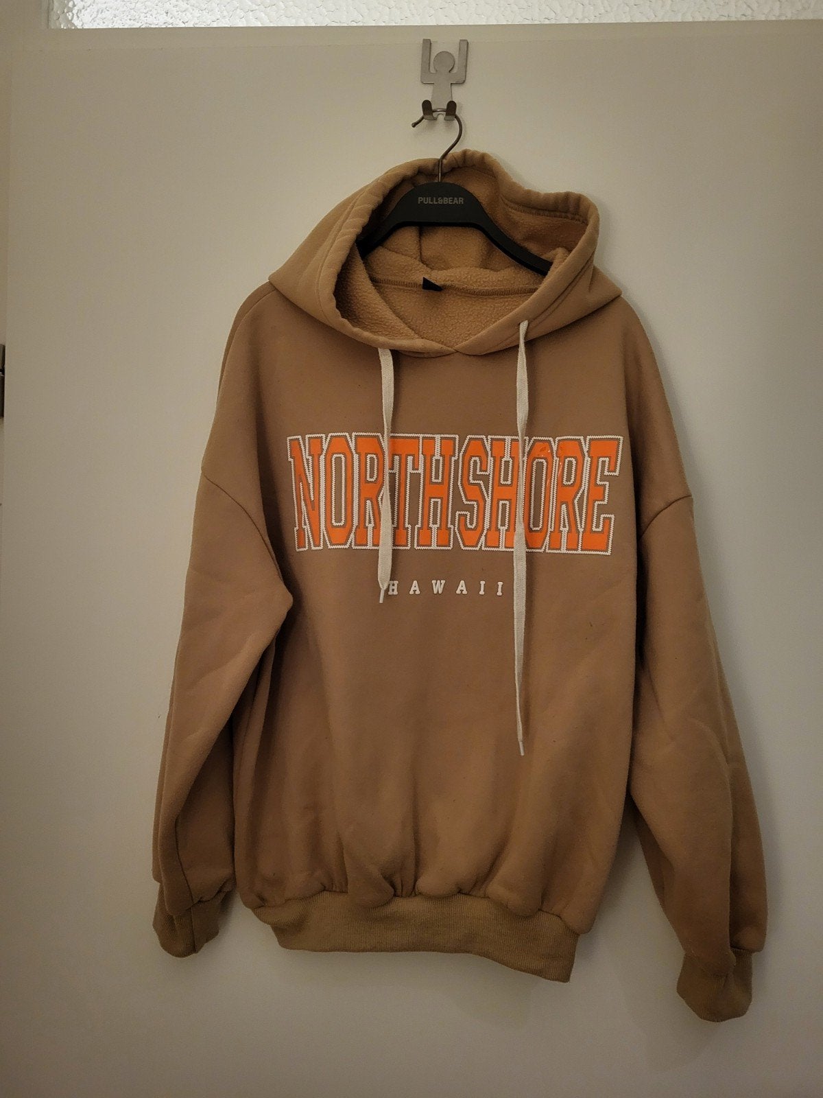 Bruine hoodie 'Northshore Hawaii' - Maat 34 (XS), Ophalen of Verzenden, Gedragen, Maat 34 (XS) of kleiner, Bruin