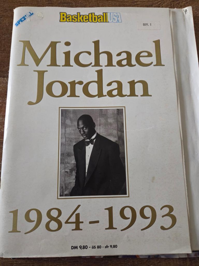 Michael Jordan tijdschrift en posters, Ophalen of Verzenden, Buitenlandse clubs, Poster, Plaatje of Sticker