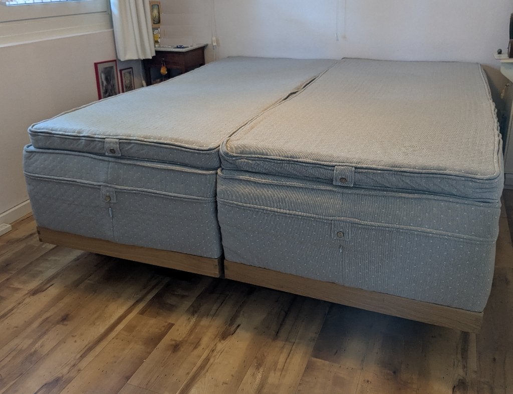 Twee Cocomat bedden 90x200 type Pythagoras, Ophalen, 90 cm, Eenpersoons, 200 cm