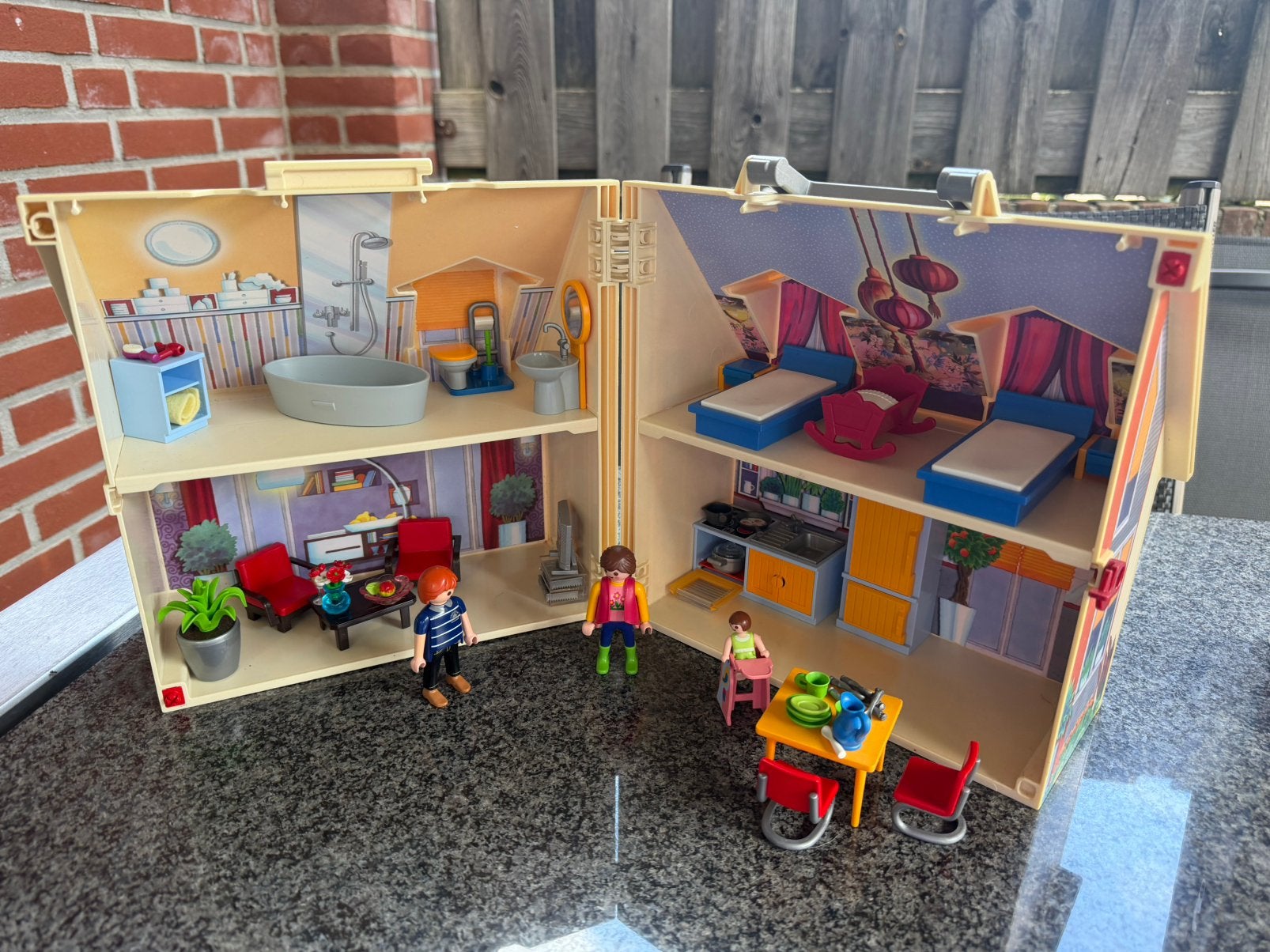 1. Playmobil meeneemhuis., Verzenden, Gebruikt
