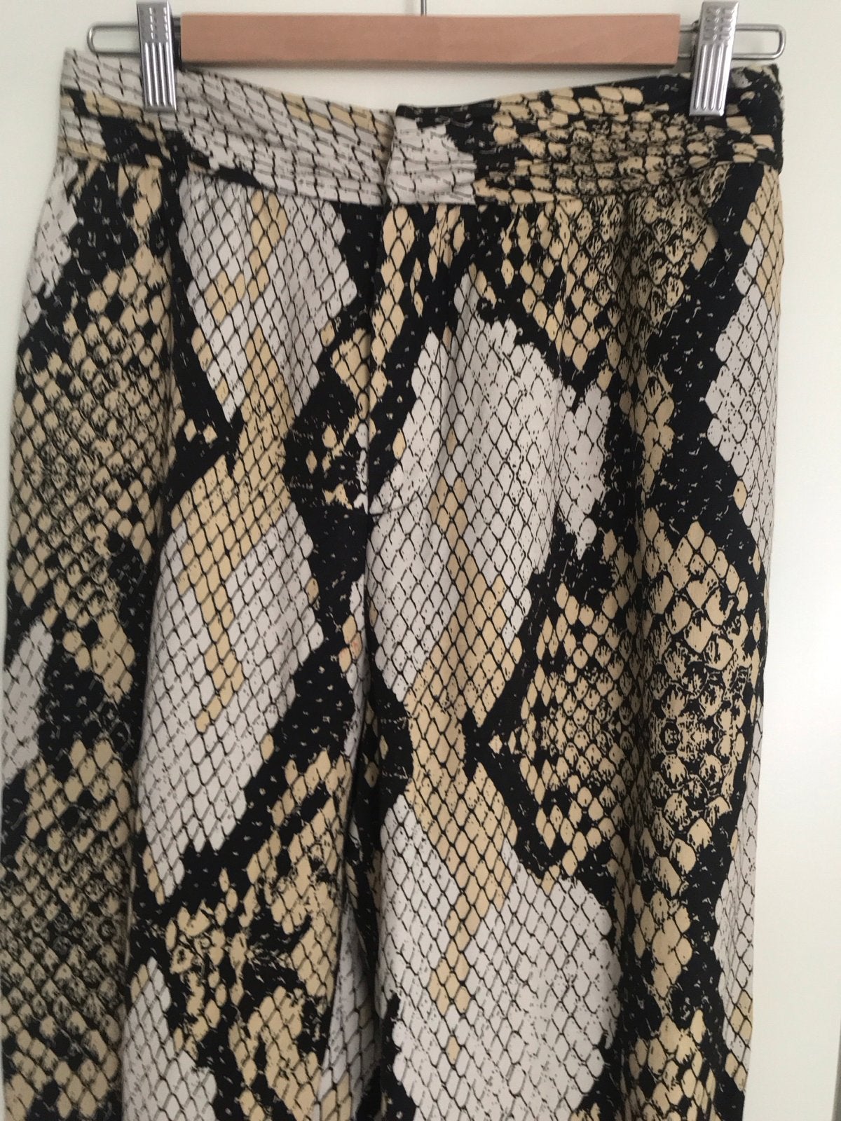 Zara broek met slangenprint - Maat XS, Meerkleurig, Ophalen of Verzenden, Zo goed als nieuw, Maat 34 (XS) of kleiner