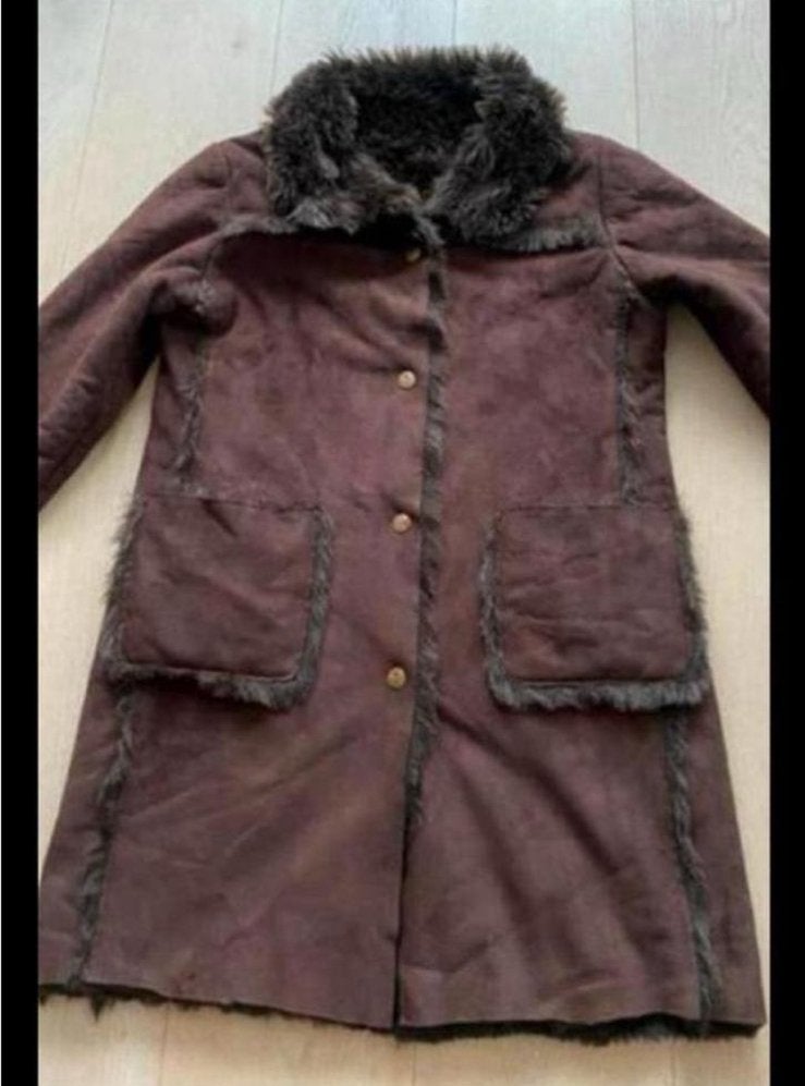 Lammycoat donaldson L nieuwstaat, Ophalen of Verzenden, Zo goed als nieuw, Maat 42/44 (L), Bruin