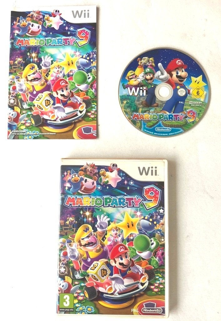 Mario Party 9 (Wii)., Avontuur en Actie, Ophalen of Verzenden, Zo goed als nieuw, 3 spelers of meer