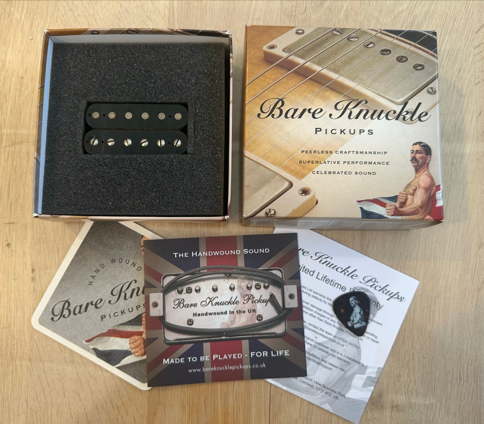 Bare Knuckle Rebel Yell Bridge 53mm Humbucker Aged Black, Ophalen of Verzenden, Zo goed als nieuw, Elektrische gitaar
