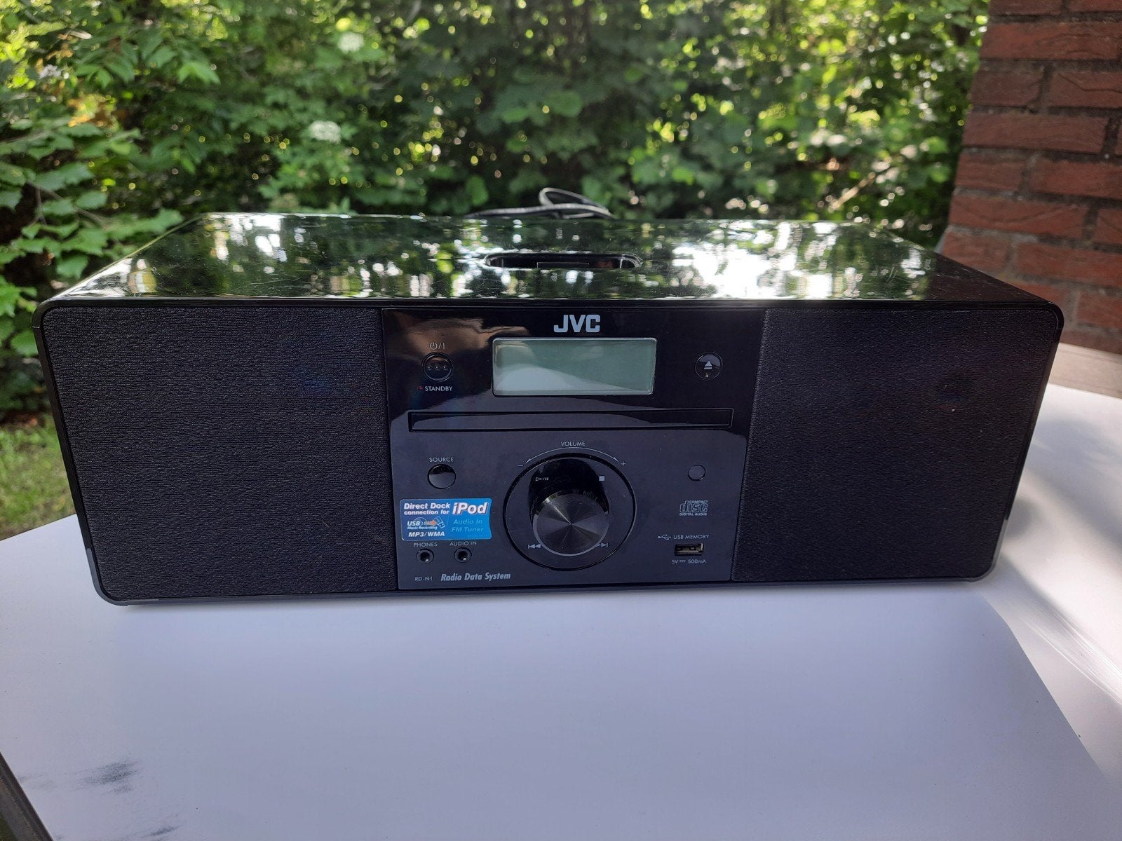 JVC RDN1 Mini Audio Systeem - iPod, CD, USB, Radio, Ophalen of Verzenden, Gebruikt, Tuner of Radio, JVC