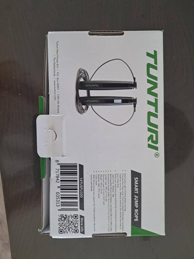 Tunturi Smart Jump Rope / E-springtouw, Ophalen of Verzenden, Sport-springtouw, Nieuw