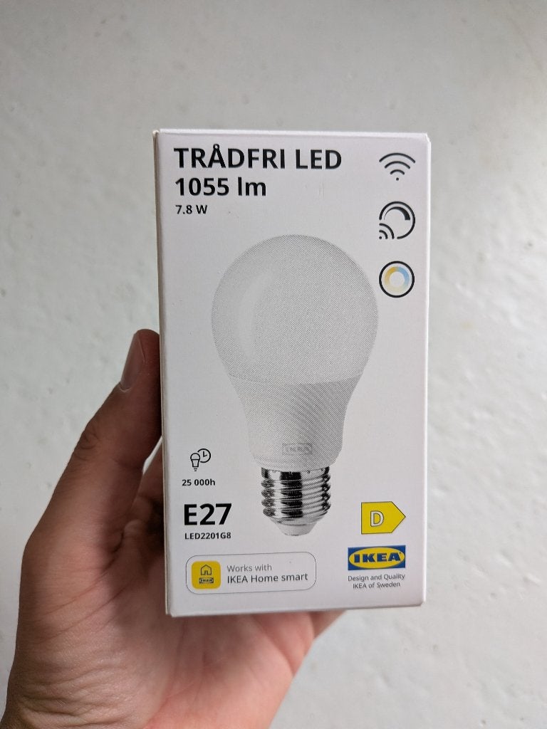IKEA TRADFRI 1055lm + IKEA STYRBAR knop, Huis en Inrichting, Lampen | Losse lampen, Ophalen of Verzenden