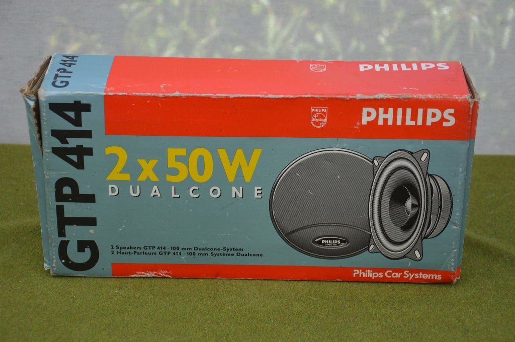 New Old Stock Philips GTP 414 auto speakers jaren 90 in doos, Ophalen of Verzenden, Nieuw