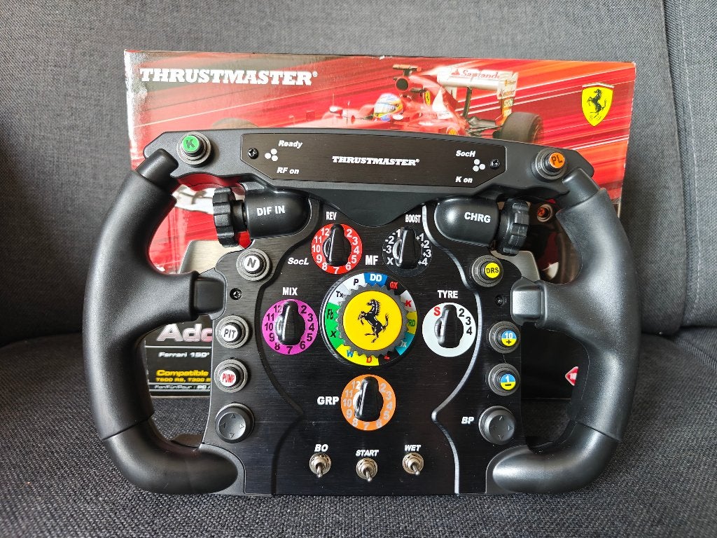 Thrustmaster Ferrari F1 Wheel Add-On, Ophalen of Verzenden, Zo goed als nieuw, Stuur of Pedalen, PlayStation 3