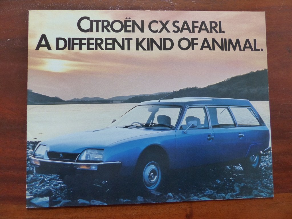 Citroën CX Safari 1977 brochure  UK, Verzenden, Zo goed als nieuw, Citroën