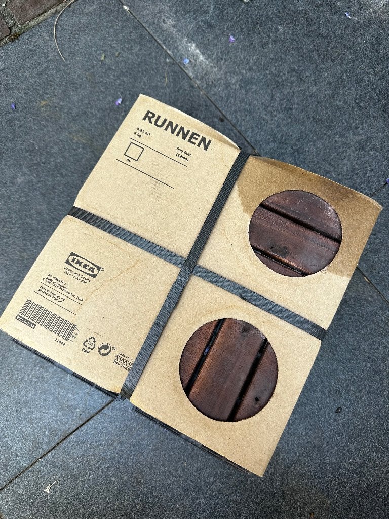 Ikea - Runnen buiten vlonder, Ophalen of Verzenden, Zo goed als nieuw, Hout