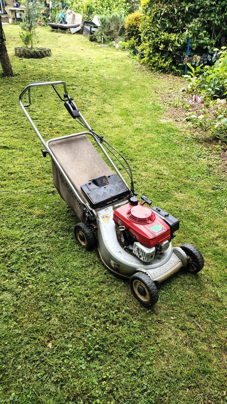 Honda grasmaaier, Ophalen, Gebruikt
