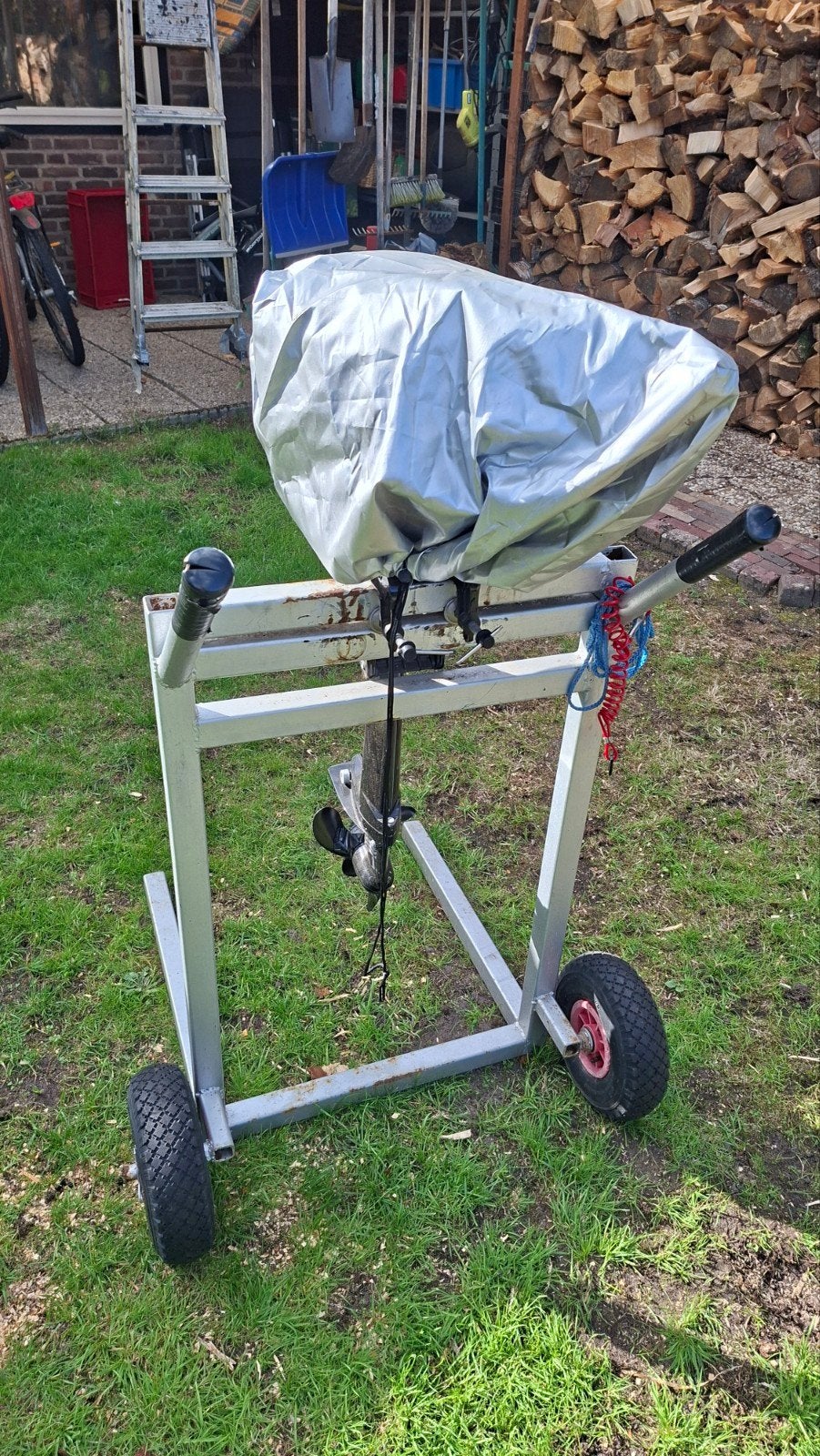 Steun/steekwagen voor buitenboordmotor, Watersport en Boten, Ophalen, Gebruikt