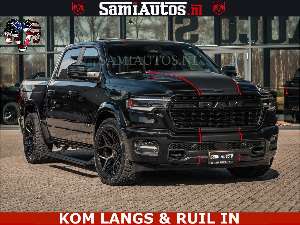Dodge Ram HULK Pack | Limited Night H.O 540HP 706Nm | Massag, Auto's, Automaat, Met garantie (alle), Zwart, Leder