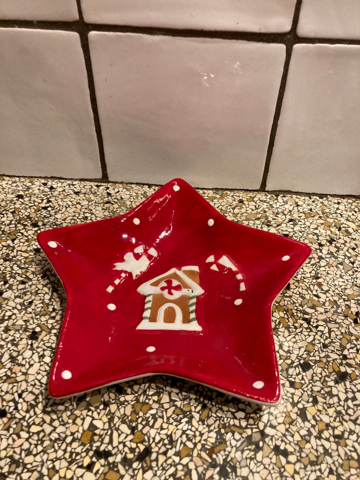 Leuk kerst schaaltje, Ophalen of Verzenden, Zo goed als nieuw