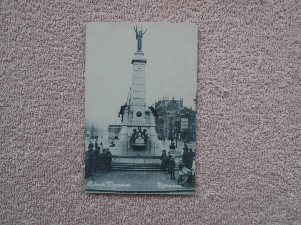 Oude ansichtkaart Rotterdam - Coolsingel Monument, Ophalen of Verzenden, Voor 1920, Ongelopen, Zuid-Holland