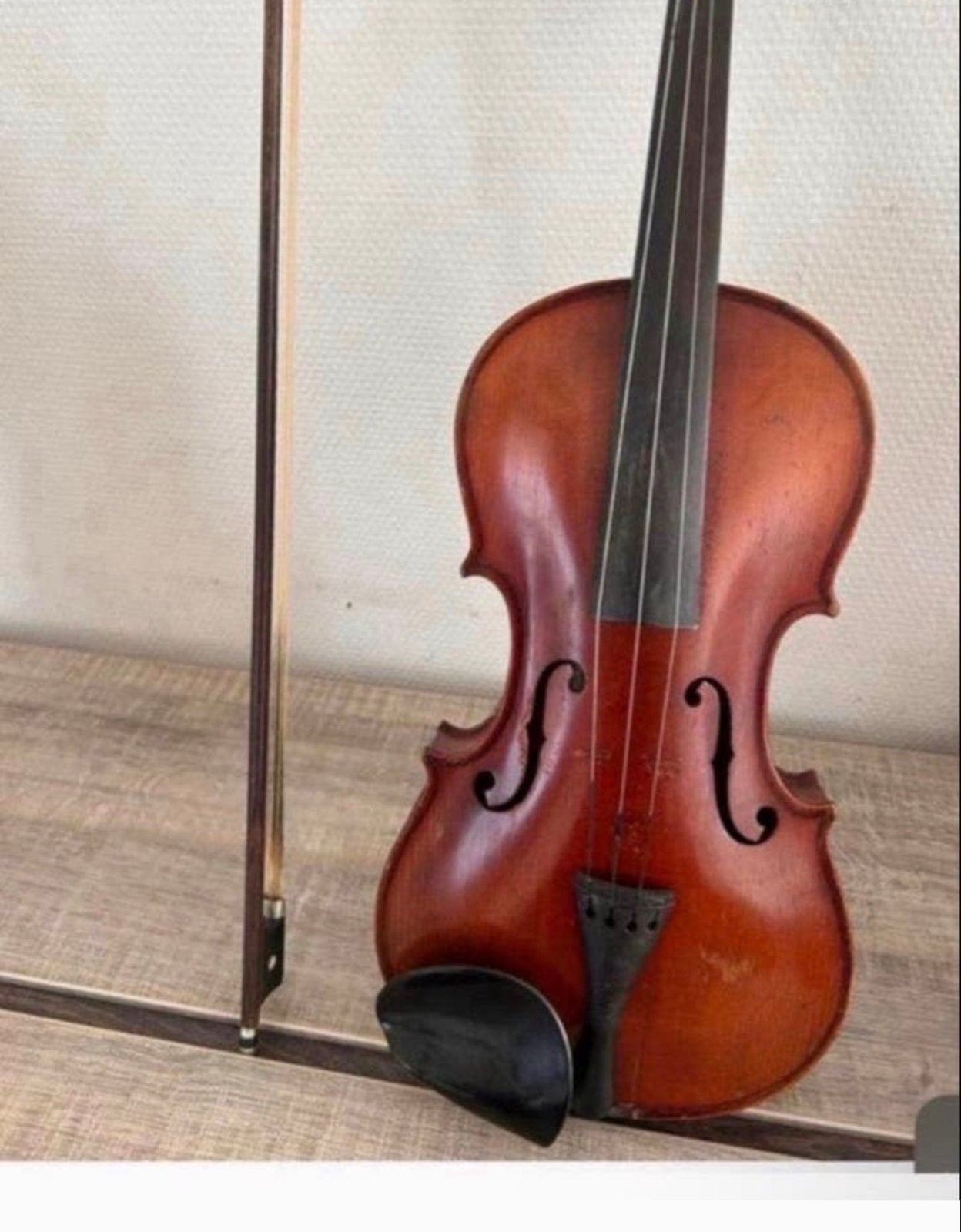 Antieke Viool uit 1926 met Originele Strijkstok, Ophalen of Verzenden, Gebruikt, 4/4-viool, Viool