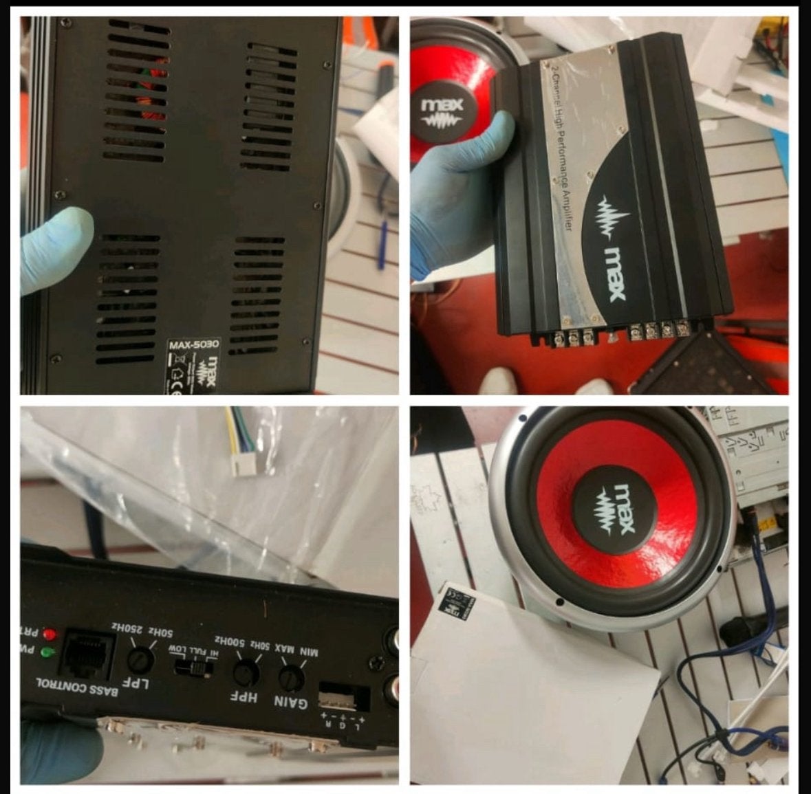 Partij max subwoofers en versterkers!, Ophalen, Nieuw