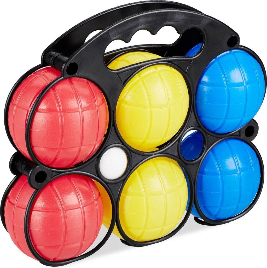 jeu de boules spel - 6 ballen in 3 kleuren  - kinderen, Xx, Nieuw, Ophalen of Verzenden, Xx