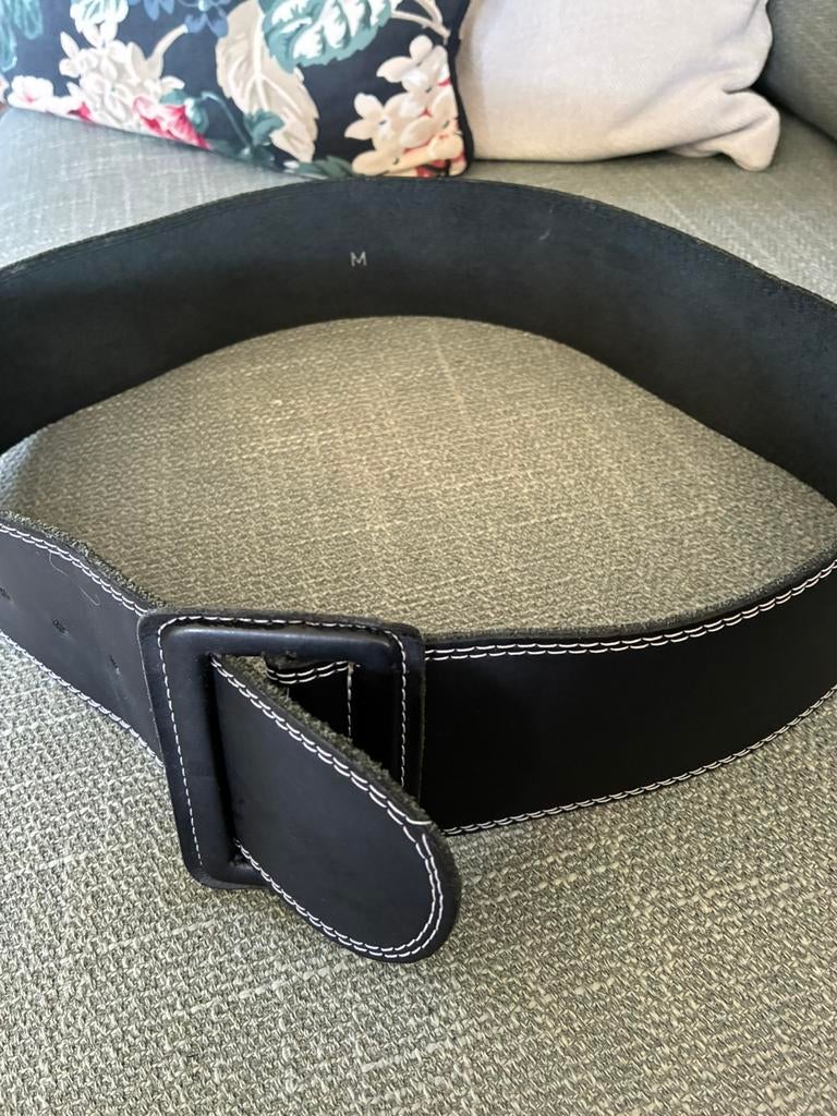 Dames brede zwart leten riem, Ophalen, Zo goed als nieuw, Zwart
