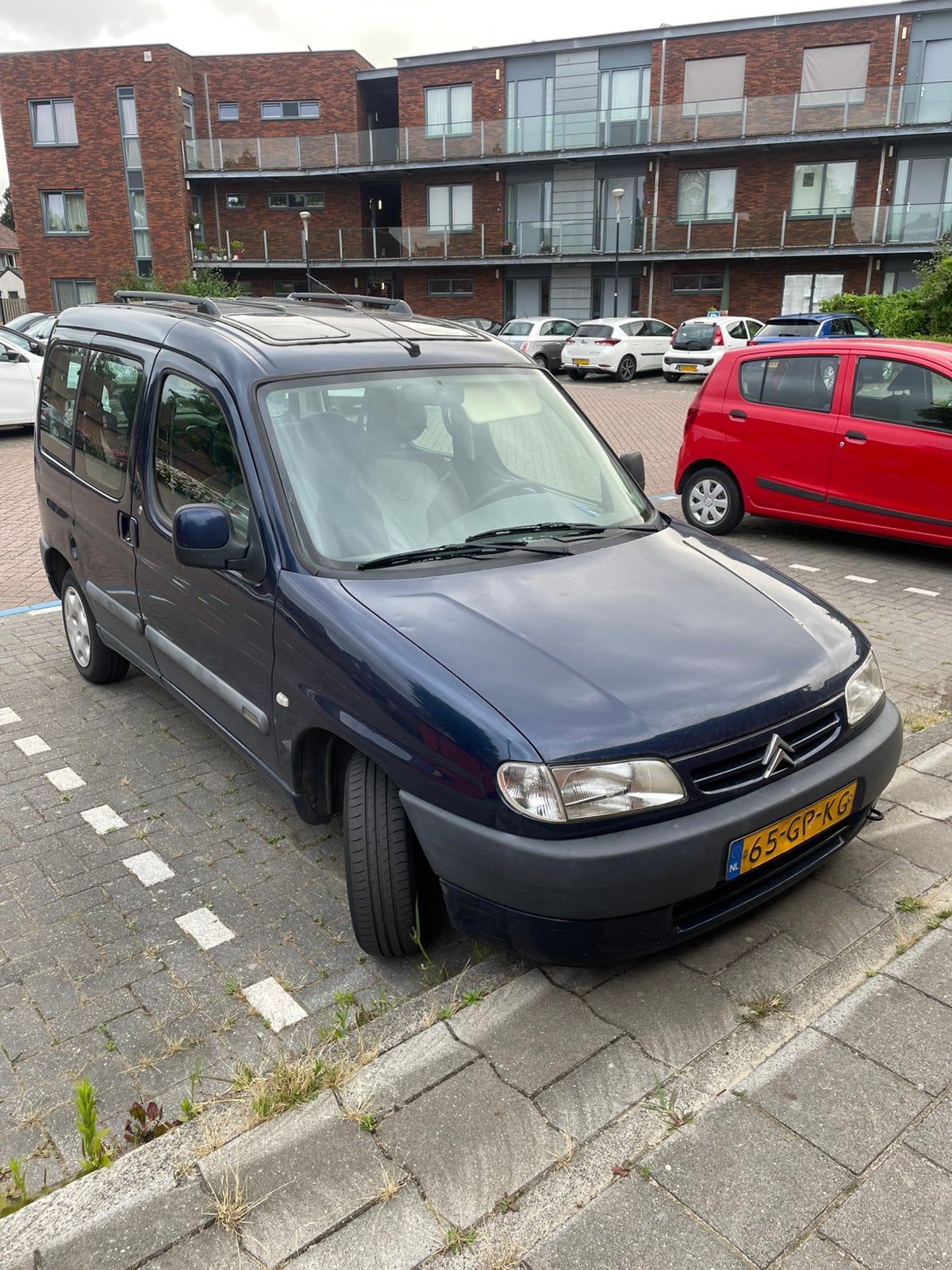 Citroën Berlingo 1.6 I 16V Multispace 2001 Blauw, Auto's, Citroën, Voorwielaandrijving, Stof, 4 cilinders, Blauw