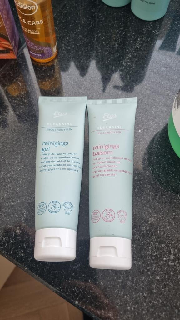Etos reinigingsgel, reinigingsbalsem, Babaria bodycrème, Sieraden, Tassen en Uiterlijk, Ophalen of Verzenden
