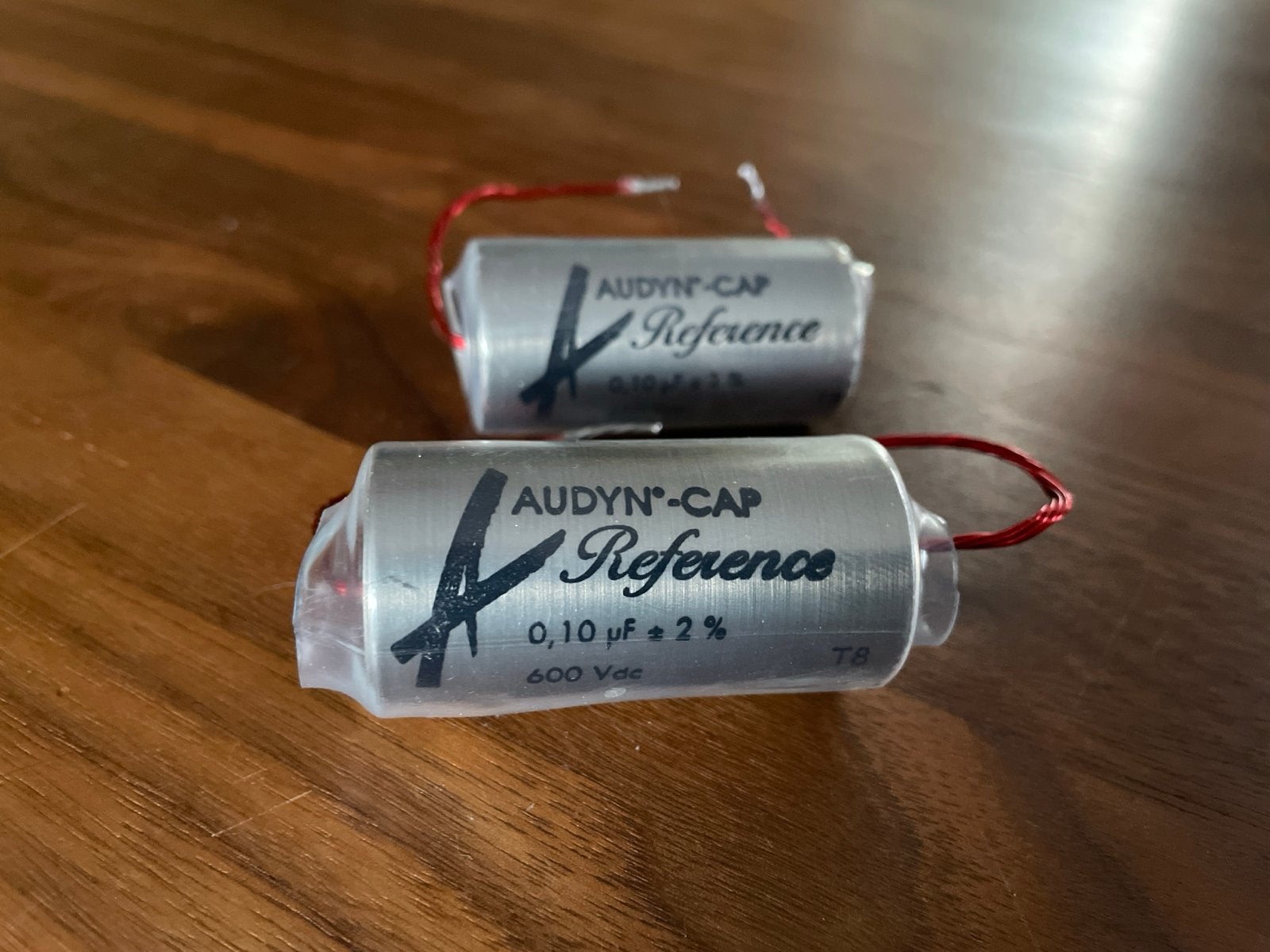 Audyn-Cap Reference 0,10 µF  2% 600 Vdc condensatoren, Hobby en Vrije tijd, Elektronica-componenten, Ophalen of Verzenden, Gebruikt