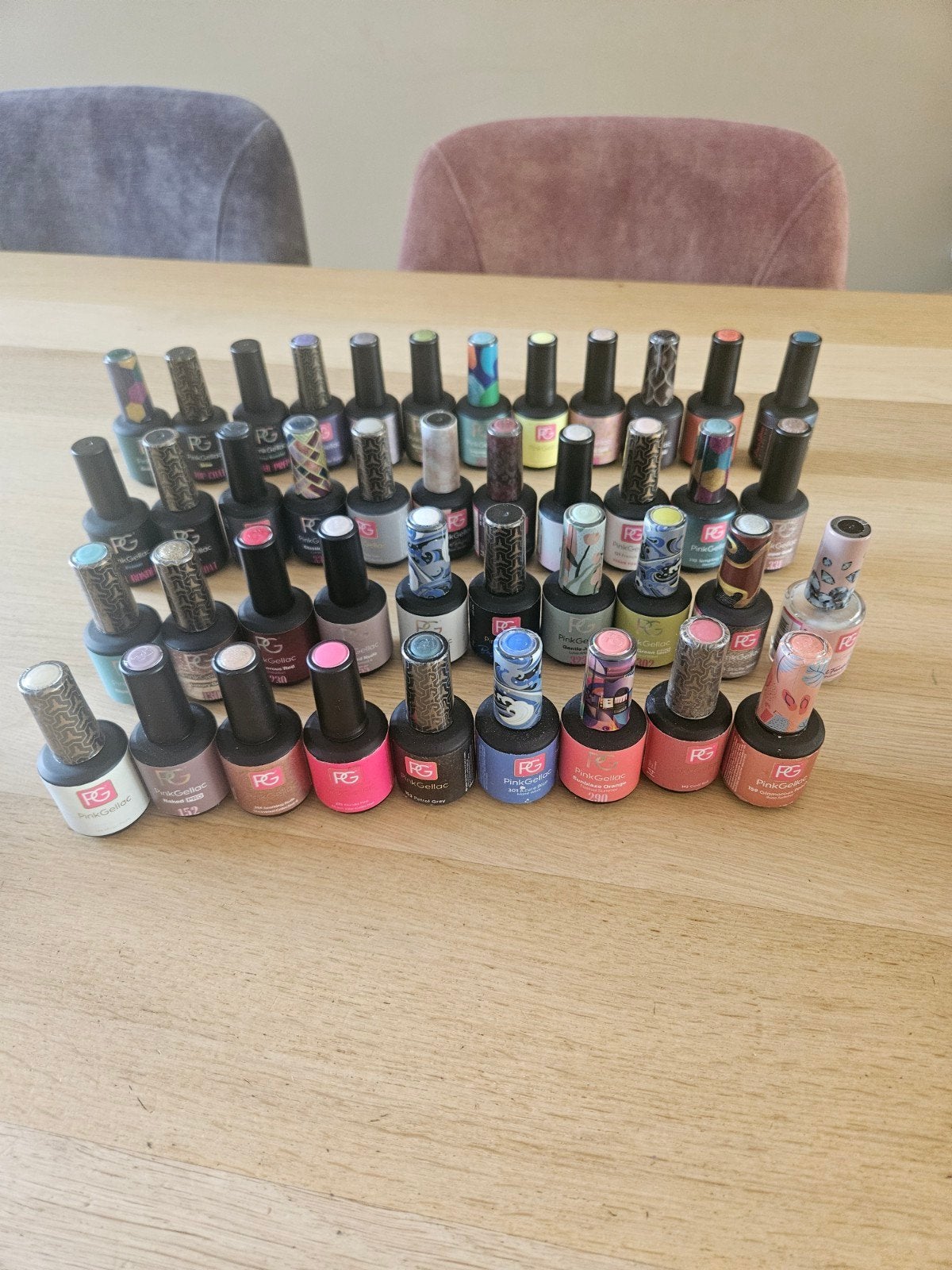 Pink gellac te koop a 4 euro per stuk, Ophalen of Verzenden, Zo goed als nieuw, Handen en Nagels