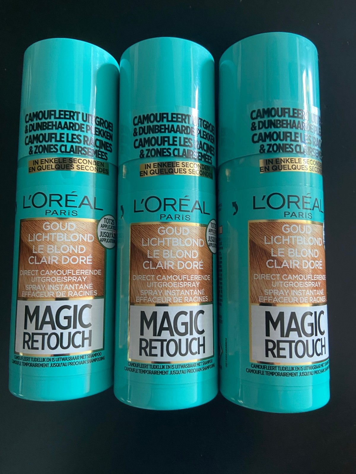 L'Oréal Magic Retouch Goud Lichtblond (3 stuks), Ophalen of Verzenden, Nieuw, Overige typen