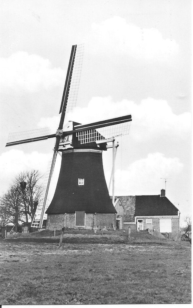 Ansichtkaart Molen Onnerpolder, Onnen (Groningen), Ophalen of Verzenden, 1960 tot 1980, Ongelopen, Groningen