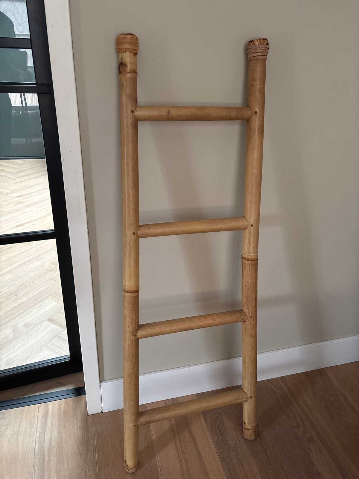 Decoratieve bamboe ladder, Huis en Inrichting, Woonaccessoires | Overige, Ophalen, Boho, Zo goed als nieuw, Natuurlijk materiaal
