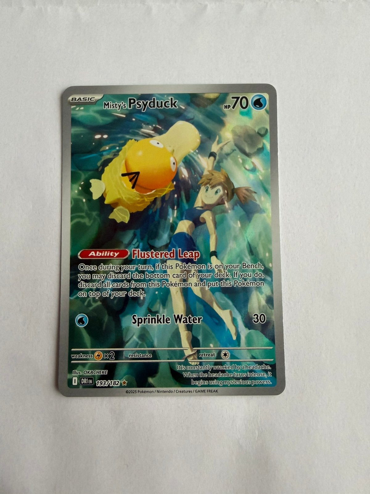 Pokémon Misty’s Psyduck 193/182 Destined Rivals, Ophalen of Verzenden, Zo goed als nieuw