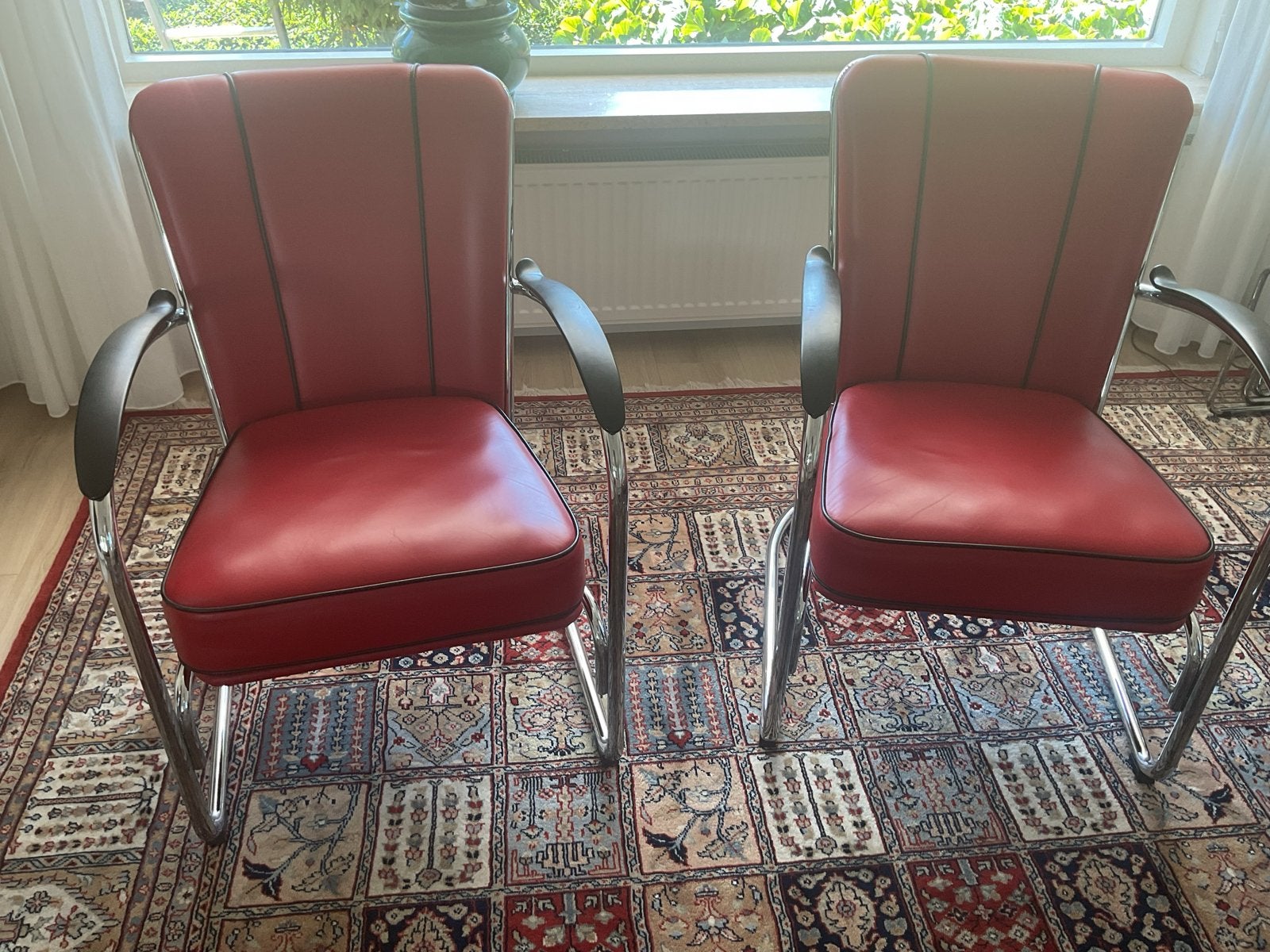 Gispen Dutch Originals 412 fauteuils, Ophalen, Minder dan 75 cm, Leer, Zo goed als nieuw