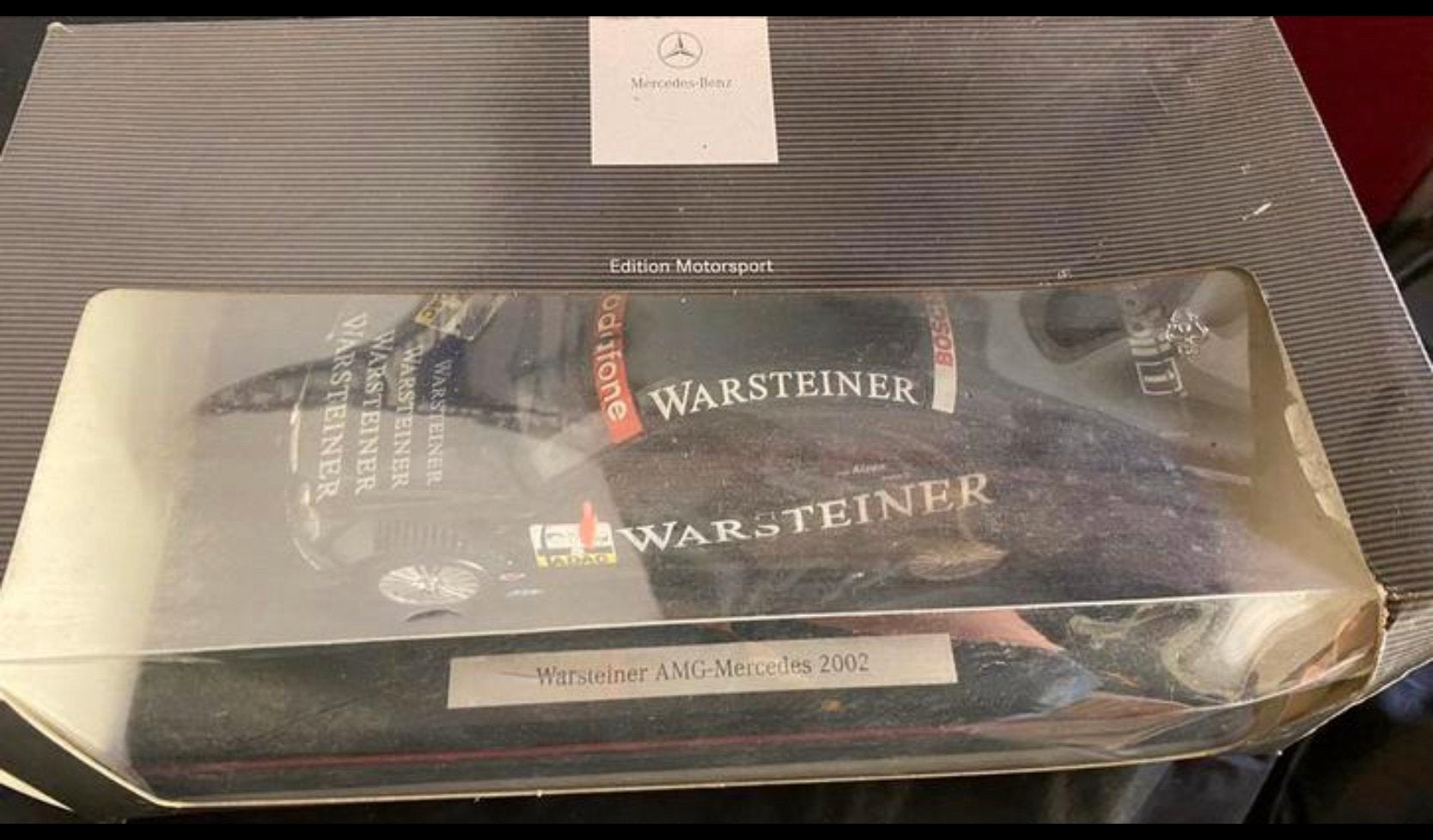 Mercedes amg warsteiner 2002 bestuurder Alzen vaste prijs, Ophalen of Verzenden, Nieuw, Auto, MiniChamps