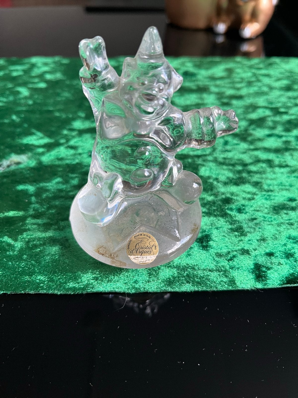 Kristallen Clown Beeldje van Cristal d'Arques, Ophalen