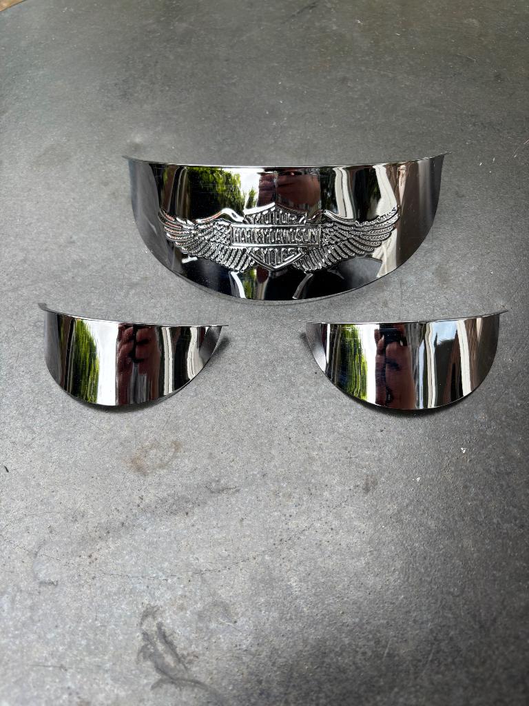 Harley Davidson koplamp en passinglights  vizieren., Motoren, Onderdelen | Harley-Davidson, Ophalen of Verzenden, Gebruikt